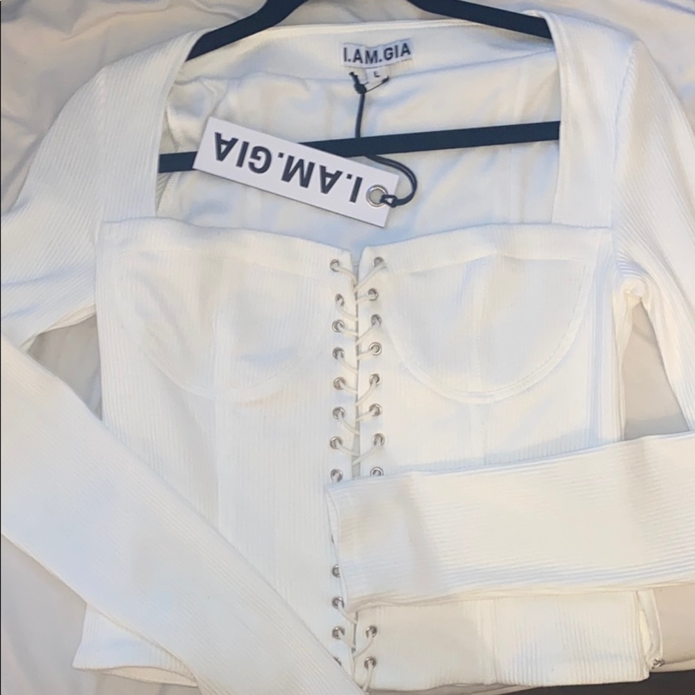 I.AM.GIA corset top